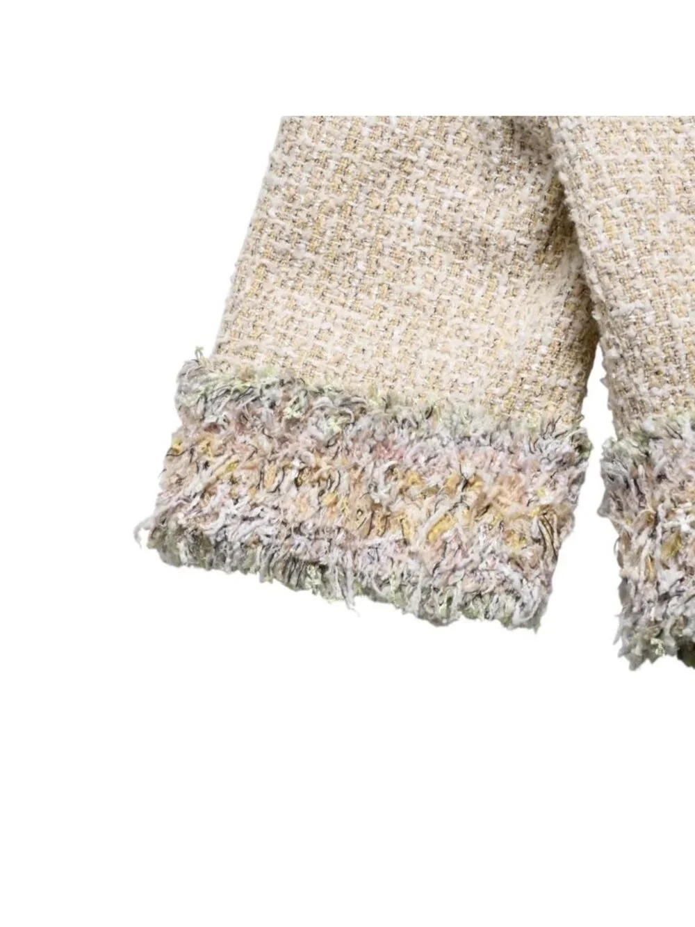 Chanel Set Tweed Jacket Inner Multicolor